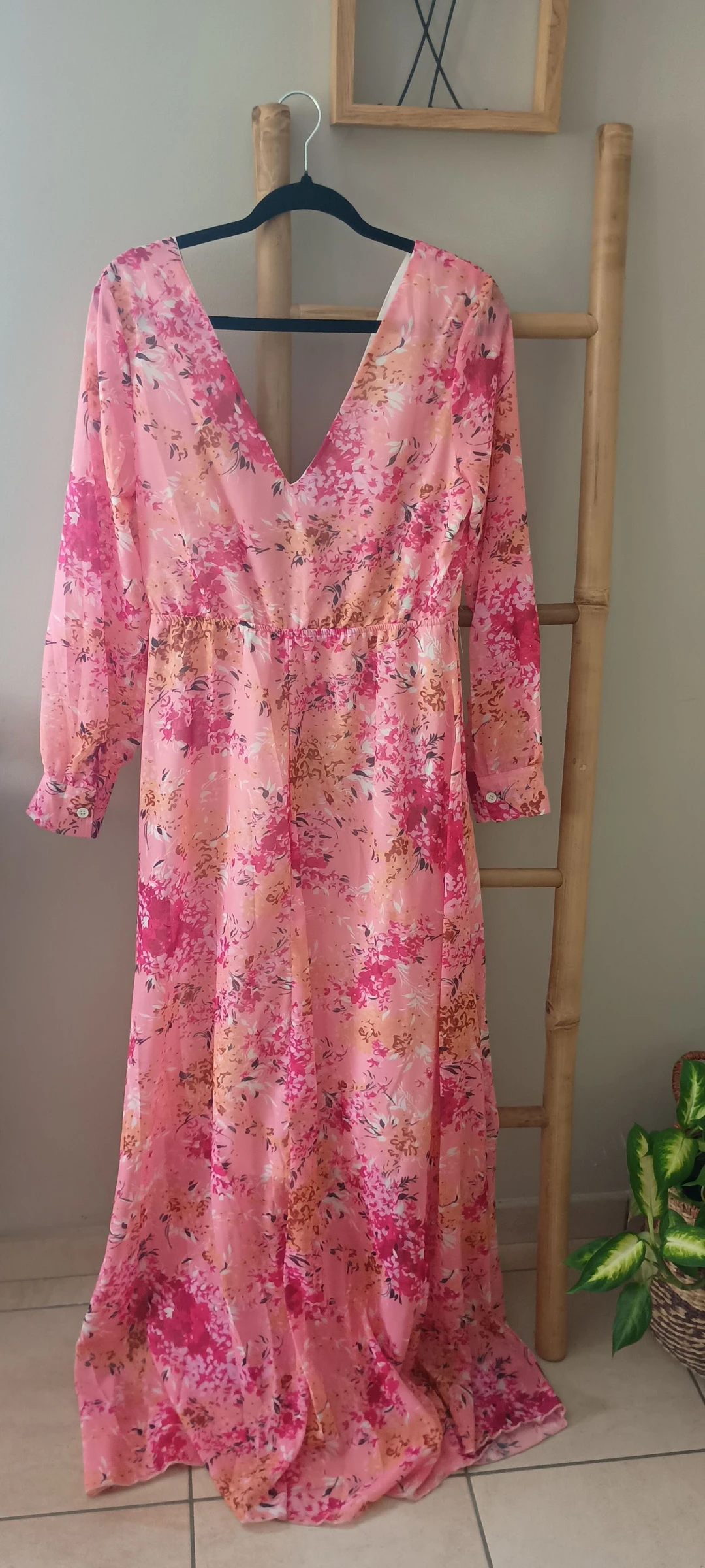 Bohemian floral maxi dress. Size S – photo 4